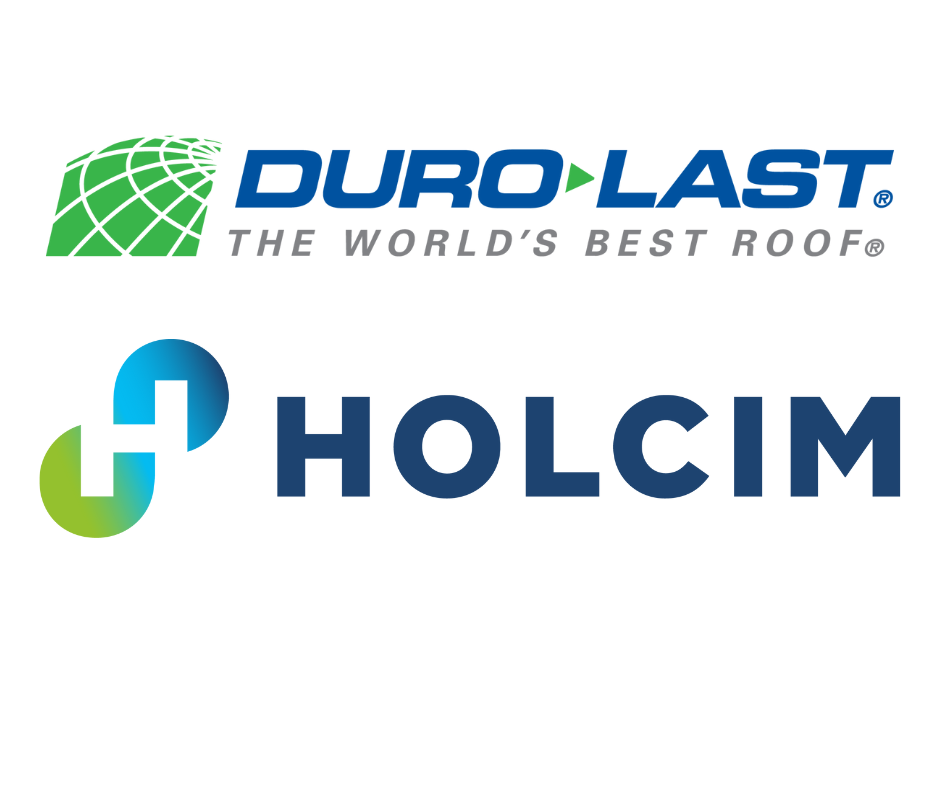 Duro-Last logo and Holcim logo
